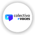 LOGO COLECTIVO MÁS VOCES PARA WEB BLANCO Y COLOR